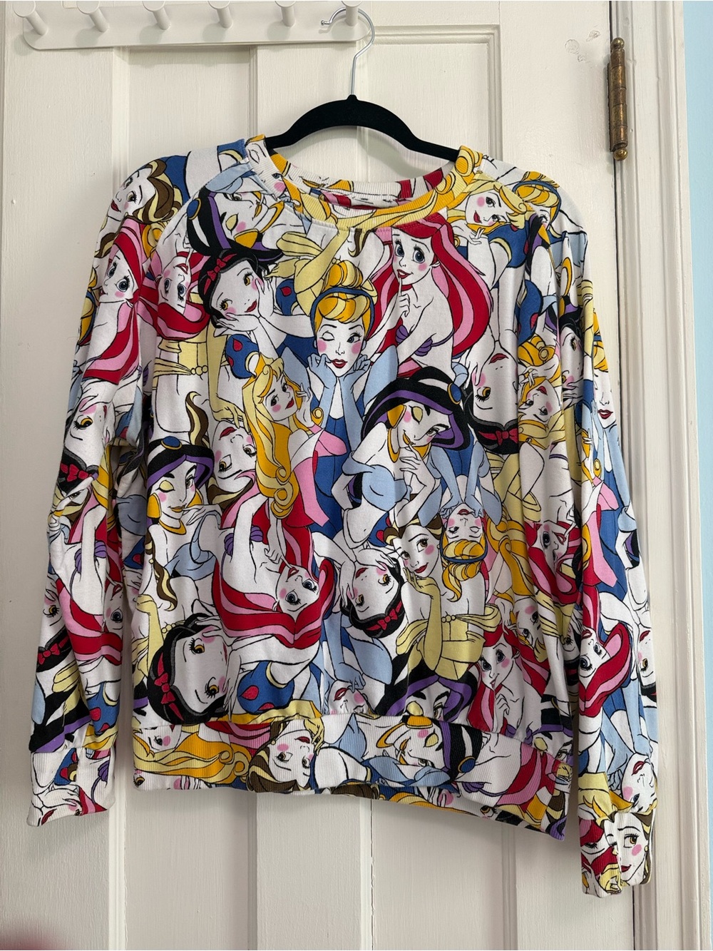 Disney Multicolor Princess All-Over Print Sweatshirt